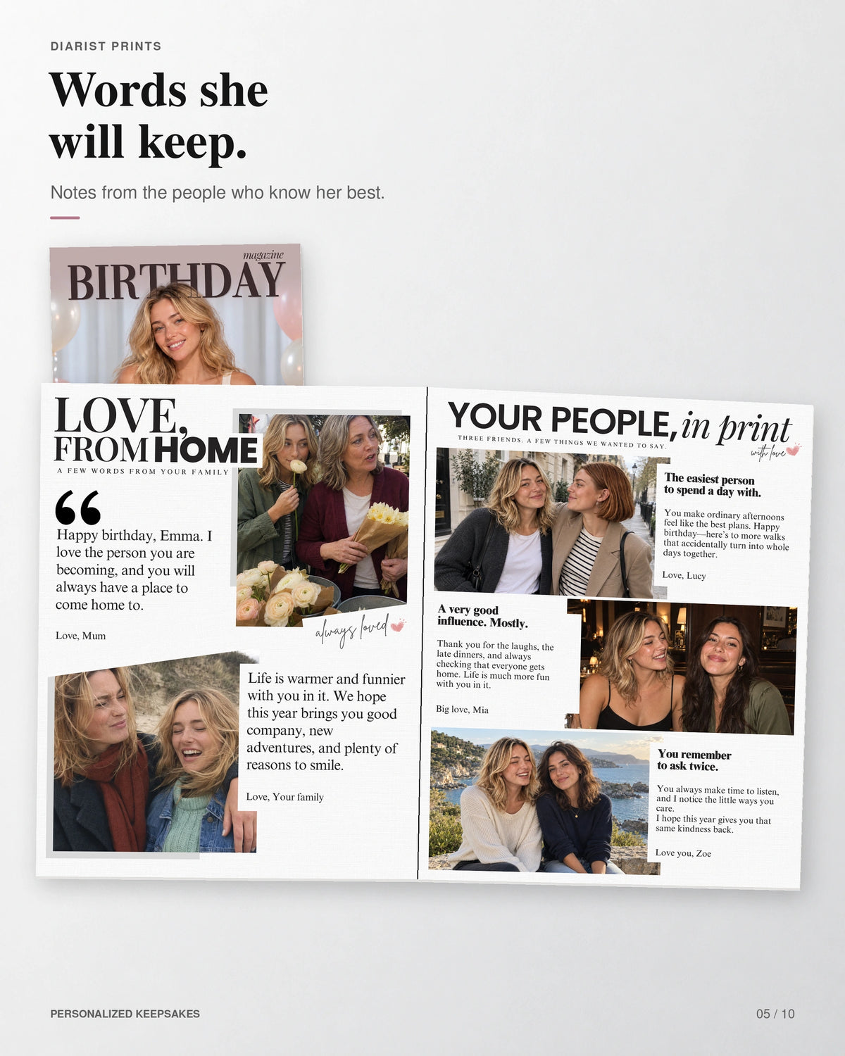 Birthday & Best Friend Magazine