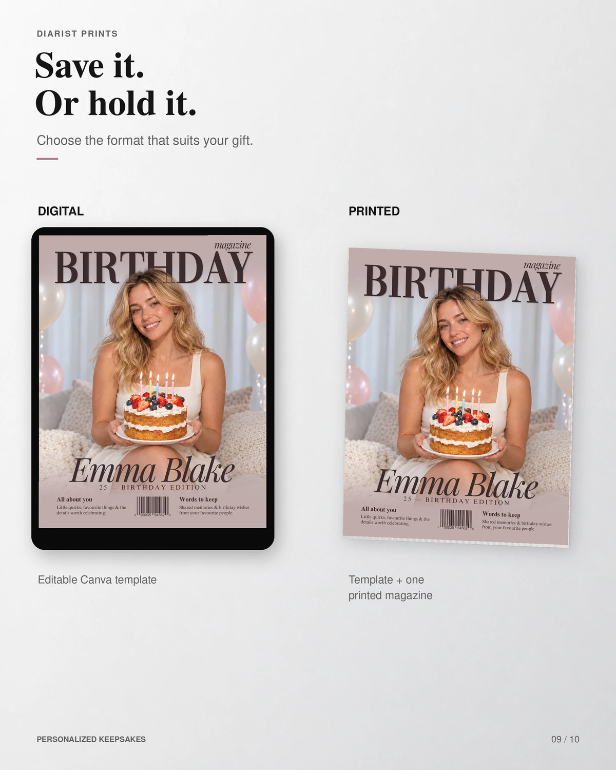 Birthday & Best Friend Magazine